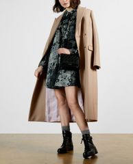 TED BAKER - Đầm mini sơ mi tay dài Medinaa