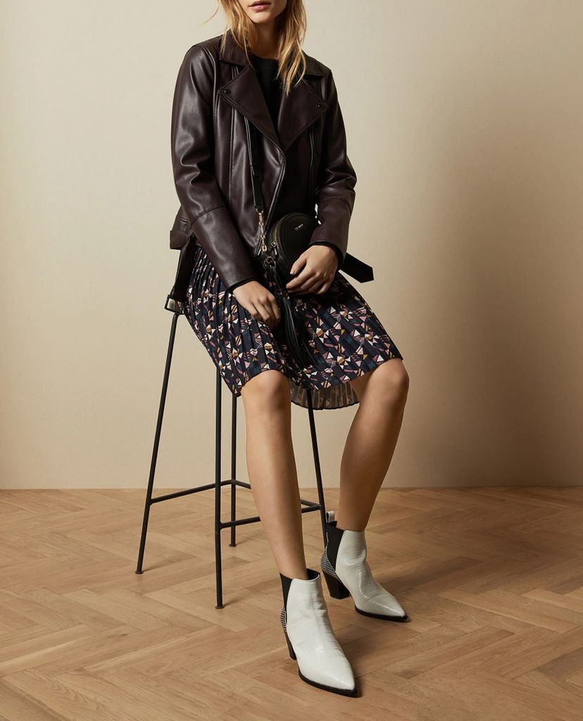 TED BAKER - Đầm mini Nordic Puzzle