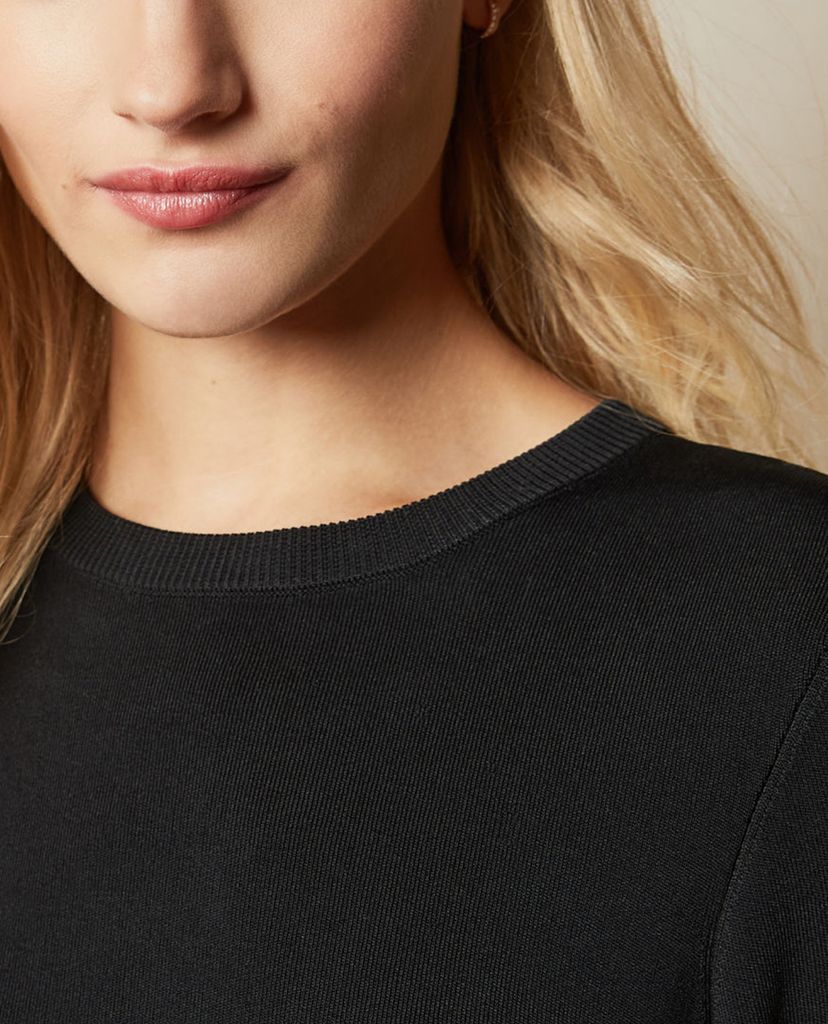 TED BAKER - Đầm midi tay dài xếp li Scarlah