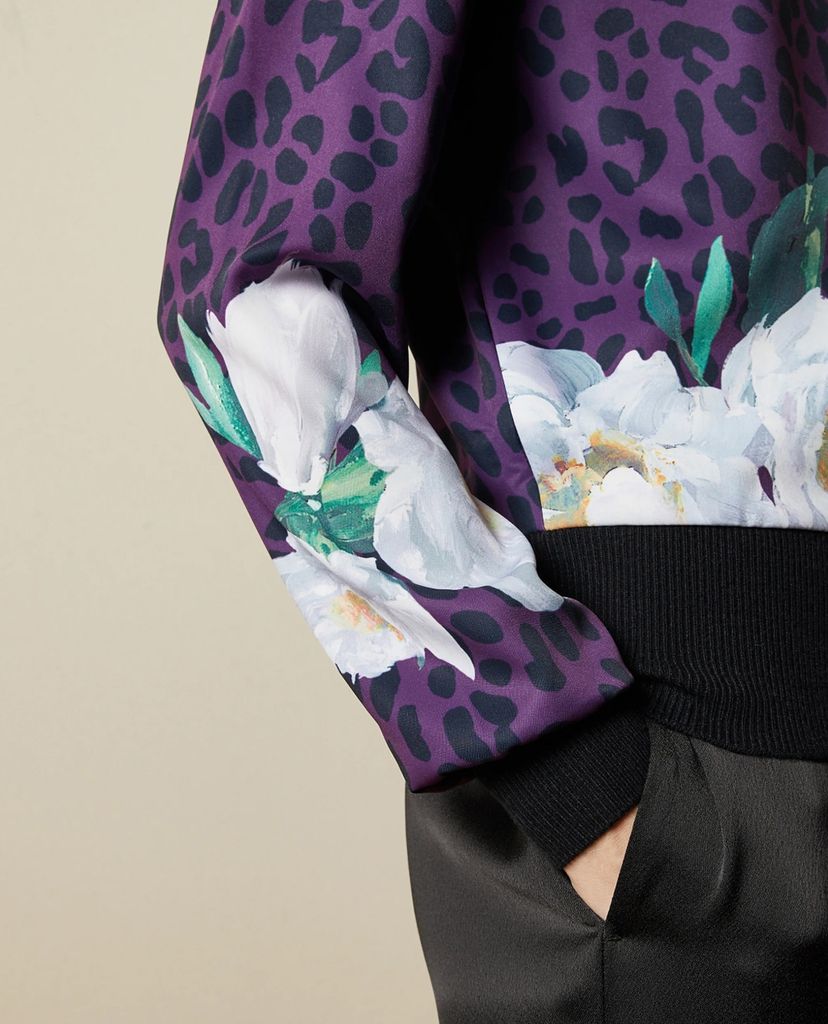 TED BAKER - Cardigan nữ họa tiết hoa Wiilow