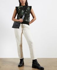 TED BAKER - Áo kiểu nữ cổ tròn dệt kim Zaphira