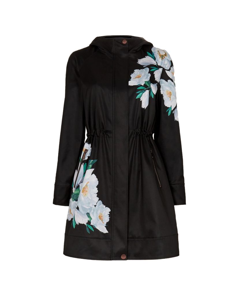 TED BAKER - Áo măng tô nữ họa tiết hoa Pansii