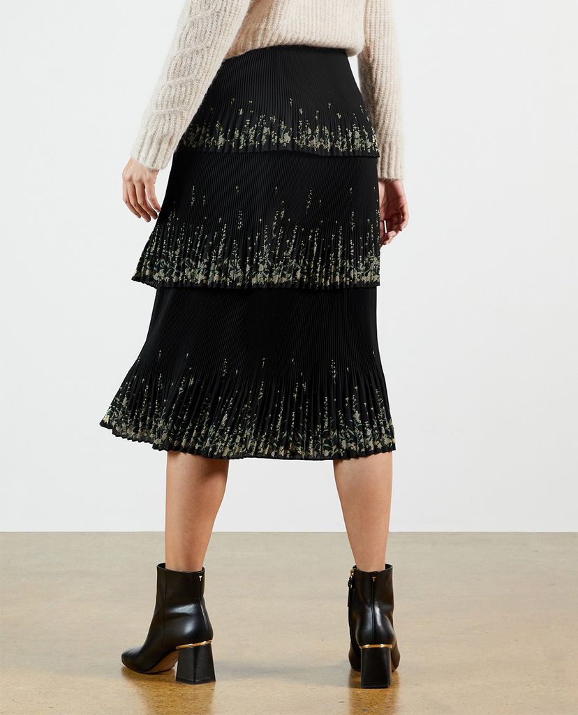 TED BAKER - Chân váy midi phân tầng Carsena