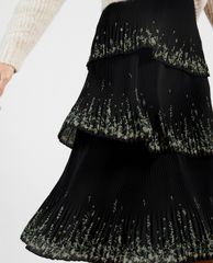 TED BAKER - Chân váy midi phân tầng Carsena