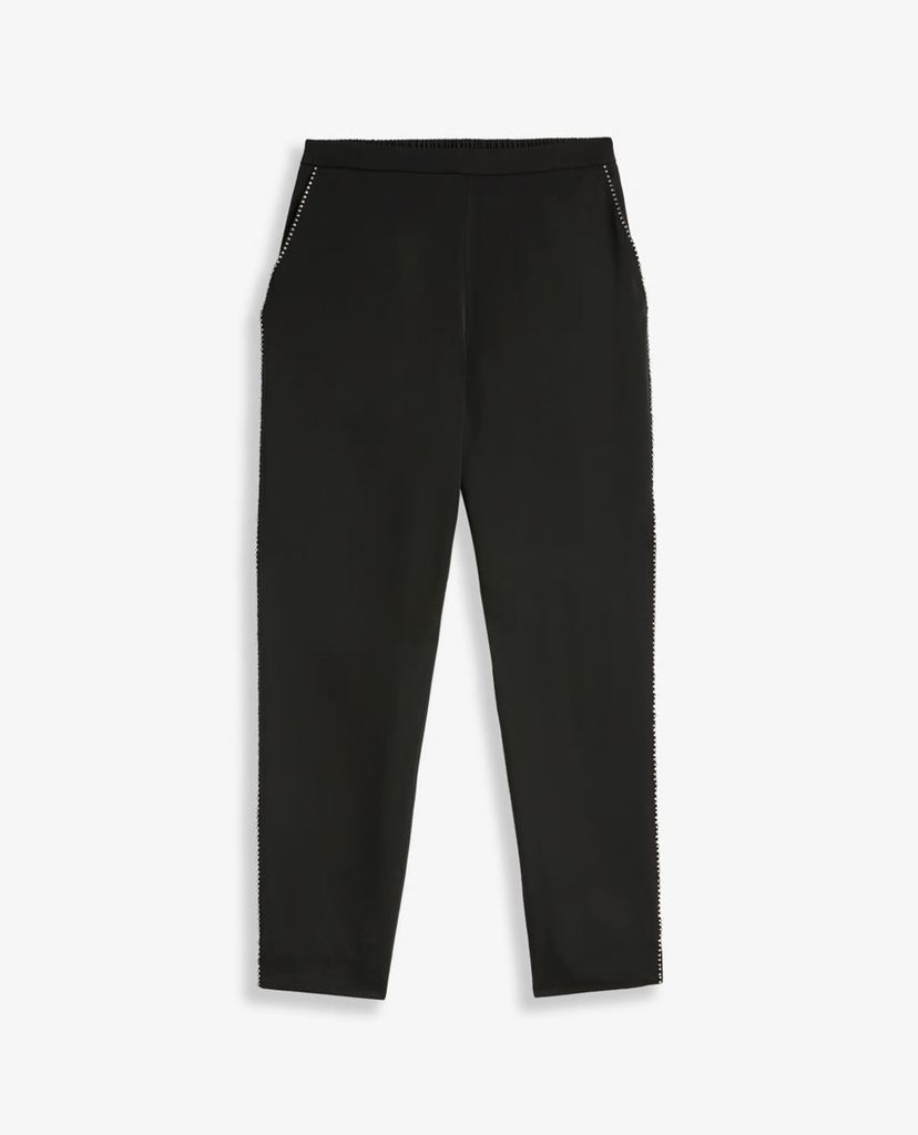 TED BAKER - Quần kiểu nữ lưng thun viền sequin Adelon