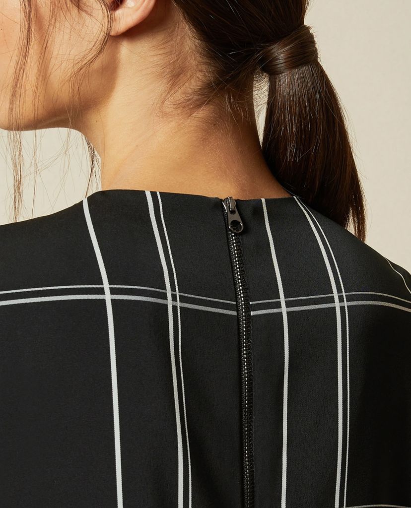 TED BAKER - Đầm mini sọc ngang dọc Astryd