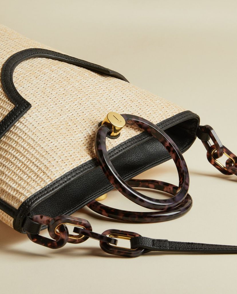 TED BAKER - Túi xách nữ phối quai cầm tay tròn Amayi