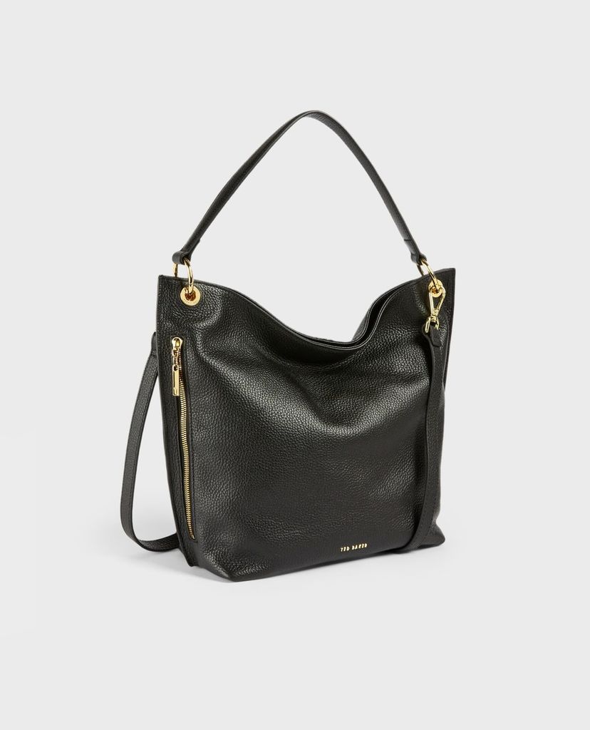 TED BAKER - Túi đeo vai nữ Chhloee Hobo Bag Grained Cow Leather