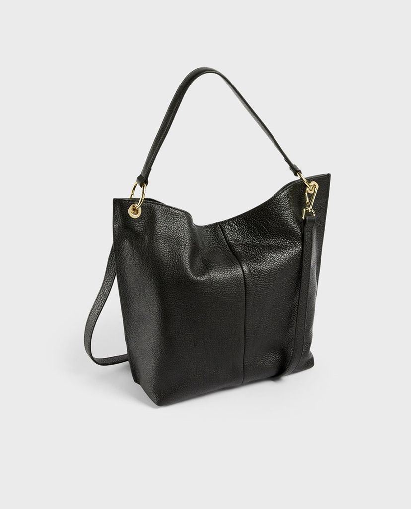 TED BAKER - Túi đeo vai nữ Chhloee Hobo Bag Grained Cow Leather