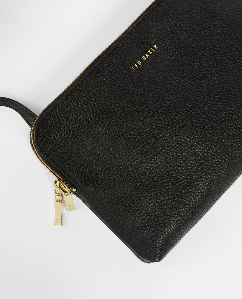 TED BAKER - Túi đeo chéo nữ chữ nhật Ciarraa Soft Leather Double Pouch