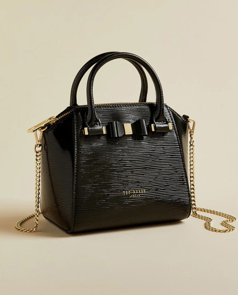 TED BAKER - Túi đeo chéo họa tiết nơ Dellie