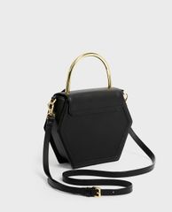 TED BAKER - Túi xách tay nữ hình đa giác Hexana