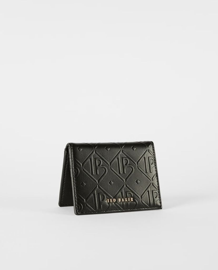 TED BAKER - Ví đựng name card nữ TB Monogram Oyster