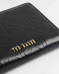 TED BAKER - Ví nữ hình vuông phối khóa kéo zip Rozitta