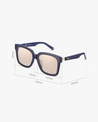 MUJOSH - Kính mát gọng vuông bản vừa Rectangle