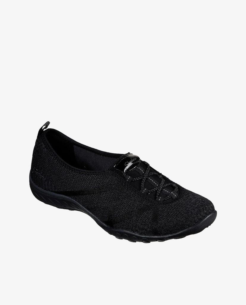 SKECHERS - Giày slip on nữ phối dây thắt Breathe Easy A Look