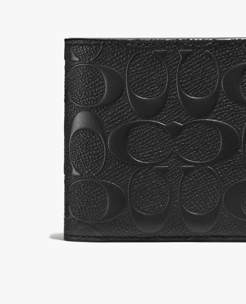 COACH - Ví da nam dạng gập 3 In 1 In Signature Leather
