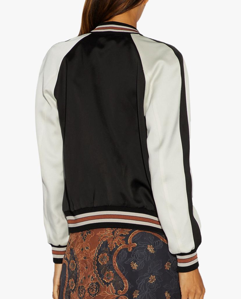 COACH - Áo khoác nữ bóng chày Reversible Varsity