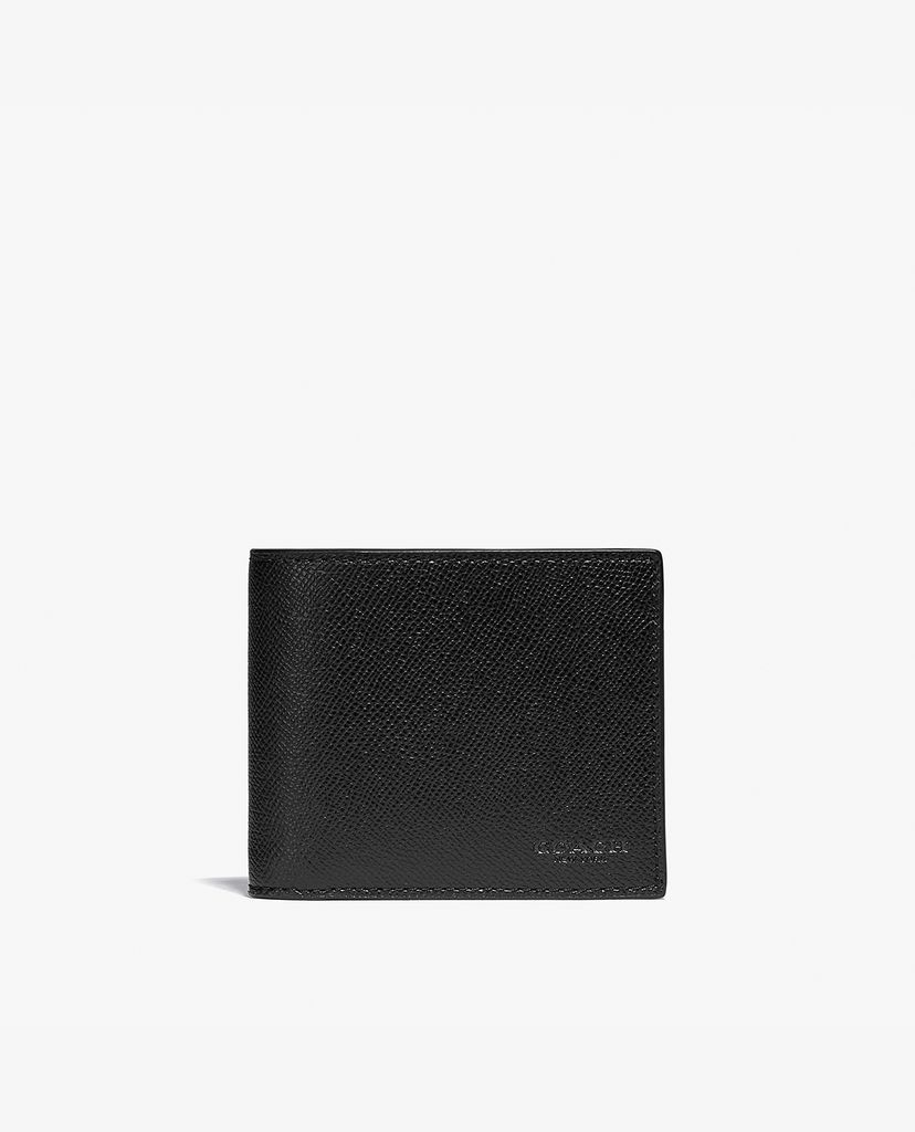 COACH - Ví da nam dạng gập 3 In 1