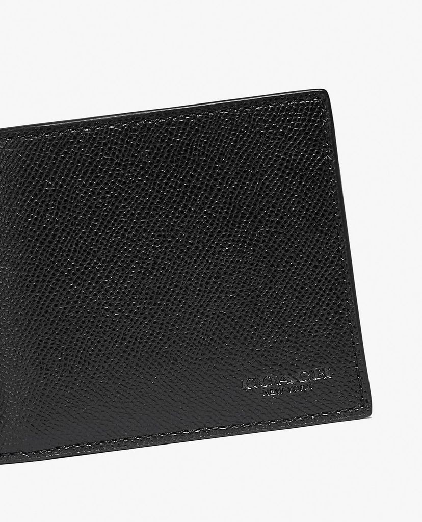 COACH - Ví da nam dạng gập 3 In 1