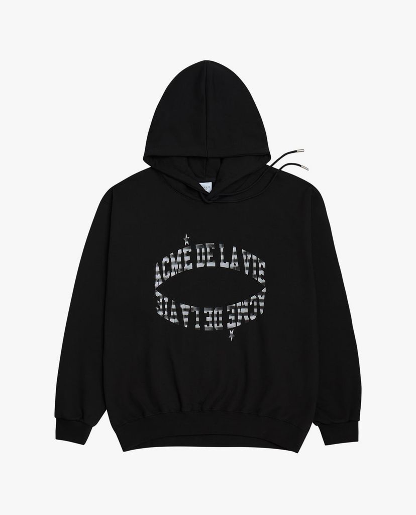 ADLV - Áo hoodie tay dài mũ trùm Hologram Logo