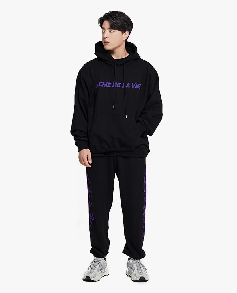 ADLV - Áo hoodie tay dài mũ trùm Thermochromic Logo