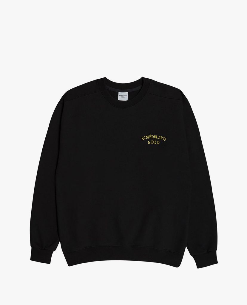 ADLV - Áo sweatshirt tay dài cổ tròn Two Colors Embroidery