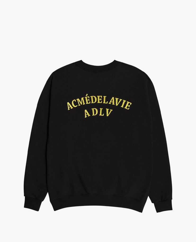 ADLV - Áo sweatshirt tay dài cổ tròn Two Colors Embroidery