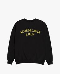 ADLV - Áo sweatshirt tay dài cổ tròn Two Colors Embroidery