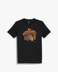 COACH - Áo thun nữ cổ tròn ngắn tay Apple Skyline