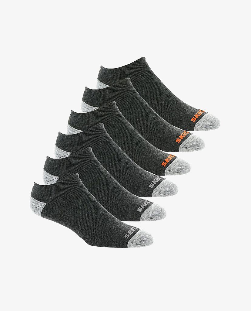 SKECHERS - Set 3 đôi vớ cổ thấp Cushioned No Show