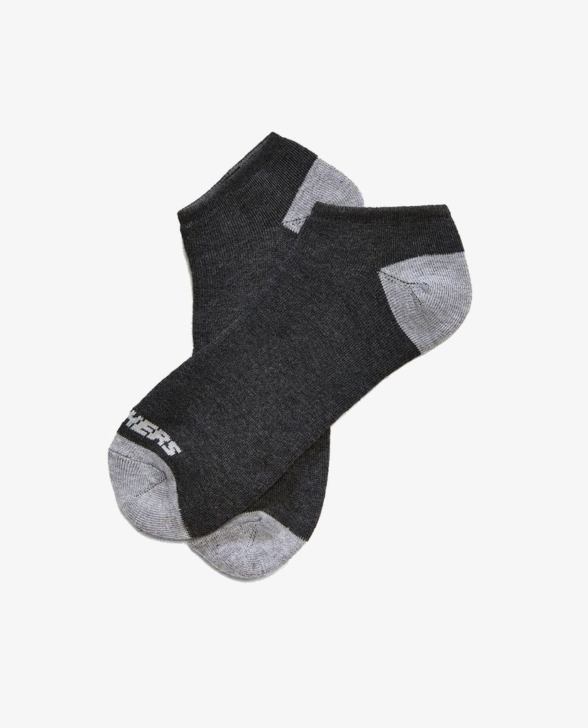 SKECHERS - Set 3 đôi vớ cổ thấp Cushioned No Show