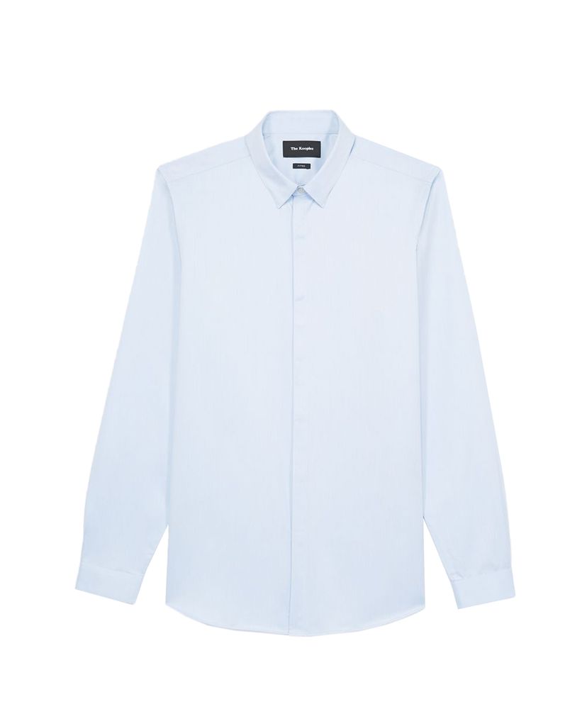THE KOOPLES - Áo sơ mi nam tay dài Plain Cotton