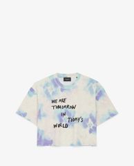 THE KOOPLES - Áo thun nữ ngắn tay Tie Dye Effect