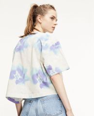 THE KOOPLES - Áo thun nữ ngắn tay Tie Dye Effect