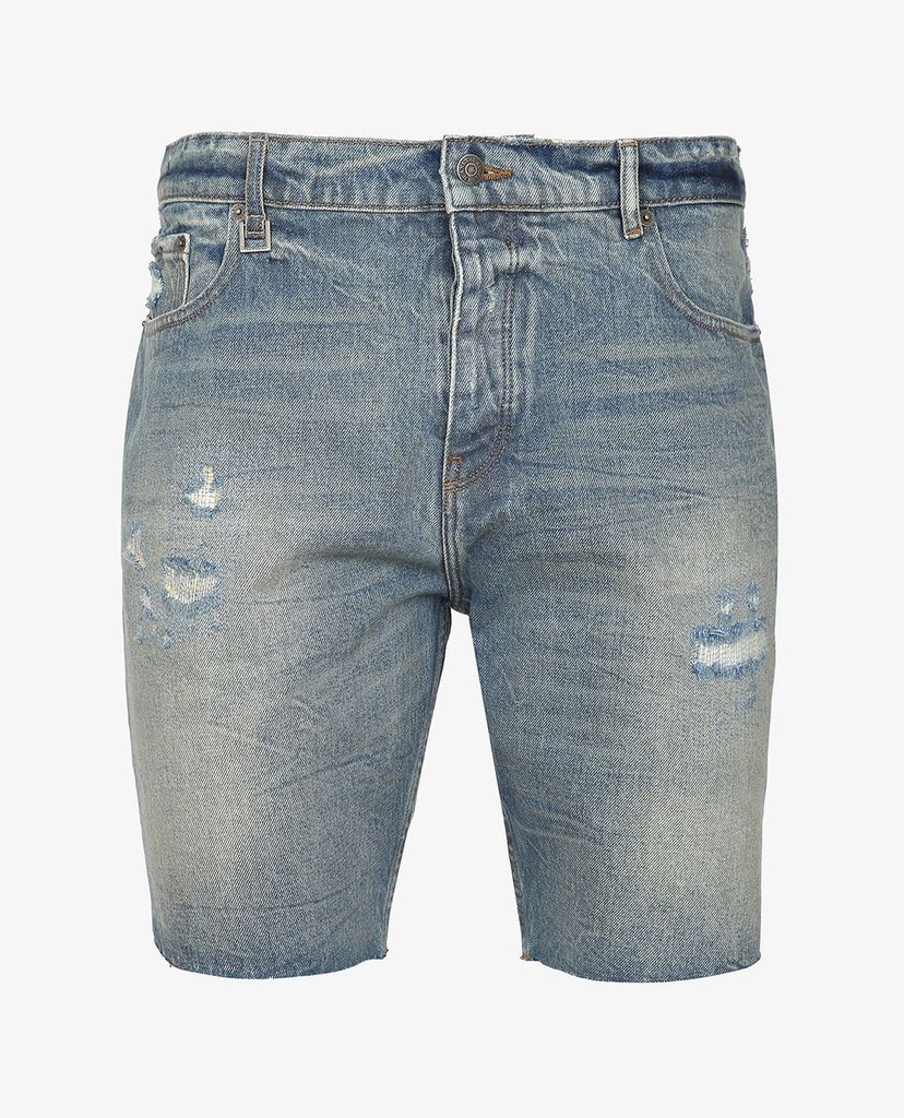 THE KOOPLES - Quần shorts jeans nam wash bạc