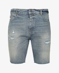 THE KOOPLES - Quần shorts jeans nam wash bạc