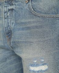 THE KOOPLES - Quần shorts jeans nam wash bạc
