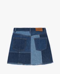 THE KOOPLES - Chân váy mini chữ A Patchwork