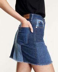 THE KOOPLES - Chân váy mini chữ A Patchwork