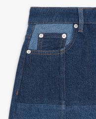 THE KOOPLES - Chân váy mini chữ A Patchwork