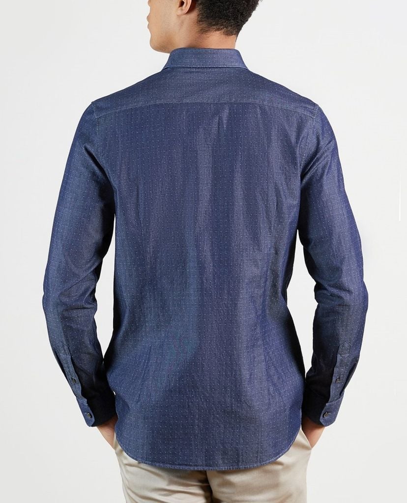 TED BAKER - Áo sơ mi nam tay dài LS Plain Dobby