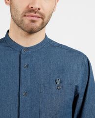 TED BAKER - Áo sơ mi nam tay dài cổ trụ Hyon