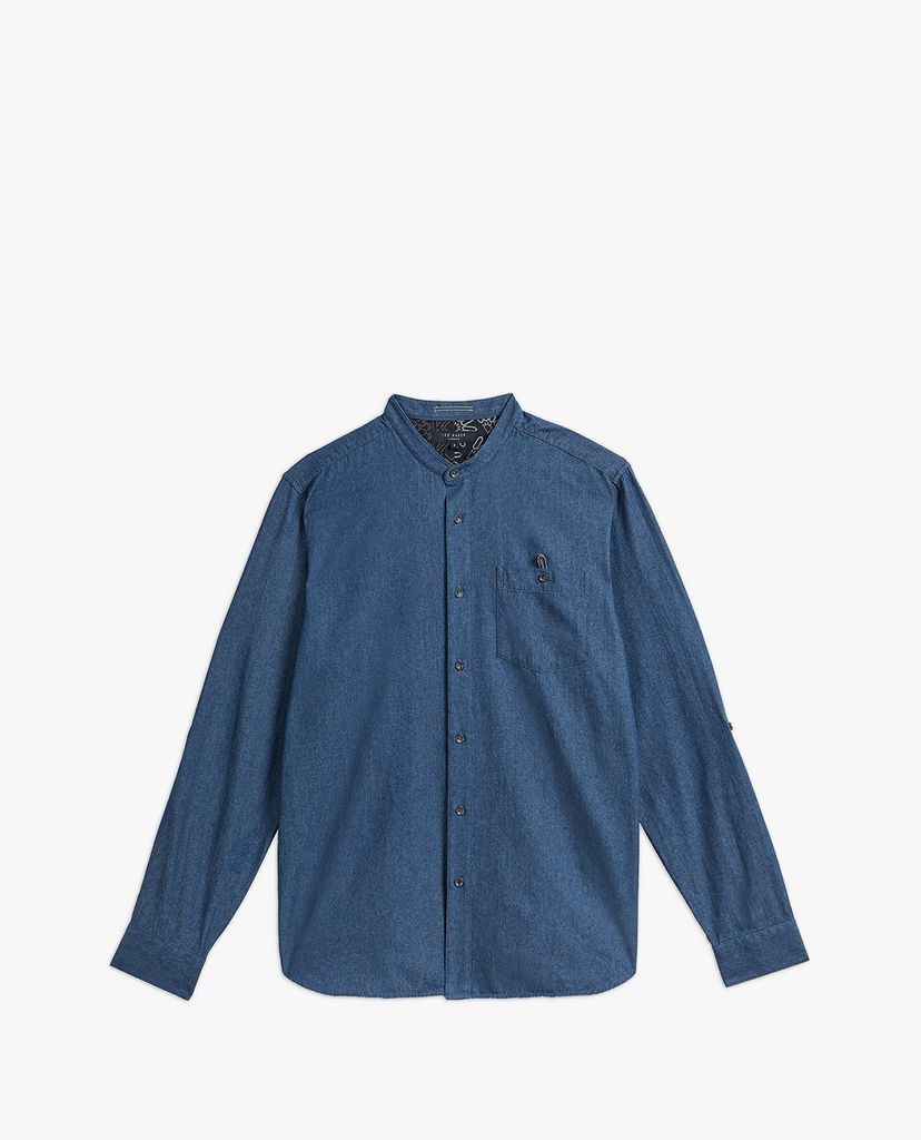 TED BAKER - Áo sơ mi nam tay dài cổ trụ Hyon