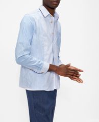 TED BAKER - Áo sơ mi nam tay dài kẻ sọc LS Mix Starrin