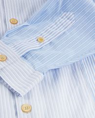 TED BAKER - Áo sơ mi nam tay dài kẻ sọc LS Mix Starrin