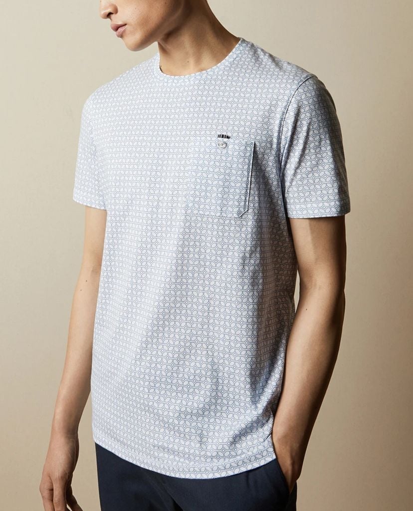 TED BAKER - Áo thun nam tay ngắn Instent