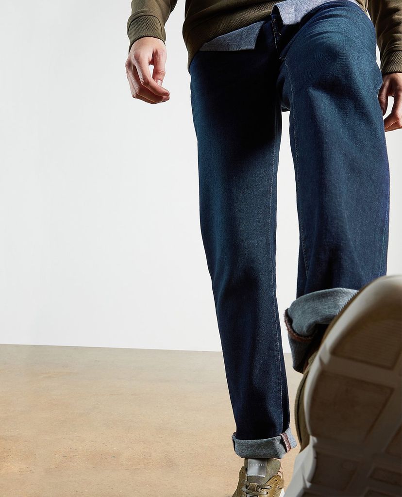 TED BAKER - Quần jeans nam phom suông Simay
