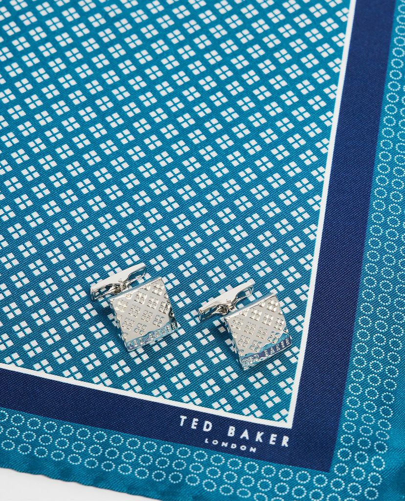 TED BAKER - Cà vạt nam và khuy măng sét Grentee