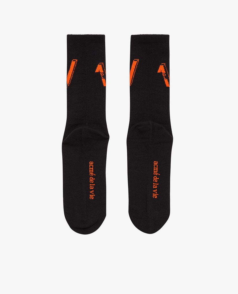 ADLV - Vớ cổ cao V Logo Casual